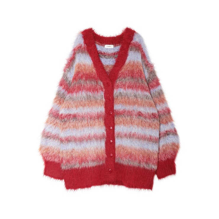 ソフトシャギーボーダーニットカーディガン | EVRIS | 詳細画像38 