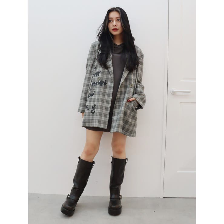 バタフライグラフィックオーバーサイズフーディー | EVRIS | 詳細画像16 