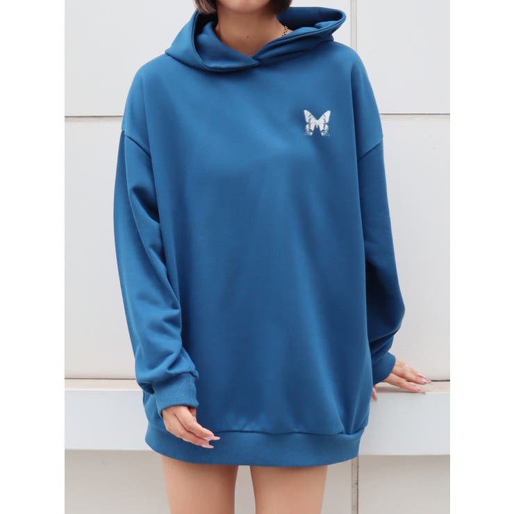 バタフライグラフィックオーバーサイズフーディー | EVRIS | 詳細画像23 