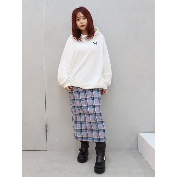 バタフライグラフィックオーバーサイズフーディー | EVRIS | 詳細画像33 