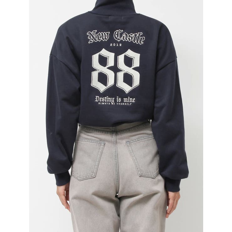 ナンバリングハーフZIPスウェットトップス | EVRIS | 詳細画像20 