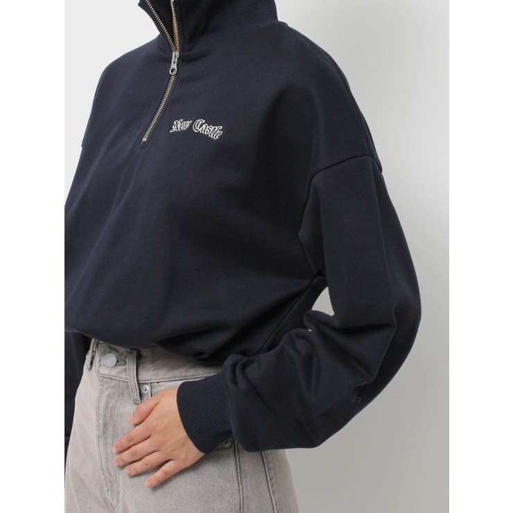 ナンバリングハーフZIPスウェットトップス | EVRIS | 詳細画像22 