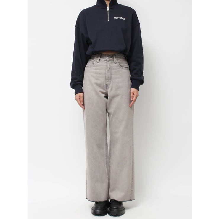 ナンバリングハーフZIPスウェットトップス | EVRIS | 詳細画像27 