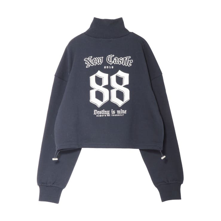 ナンバリングハーフZIPスウェットトップス | EVRIS | 詳細画像33 