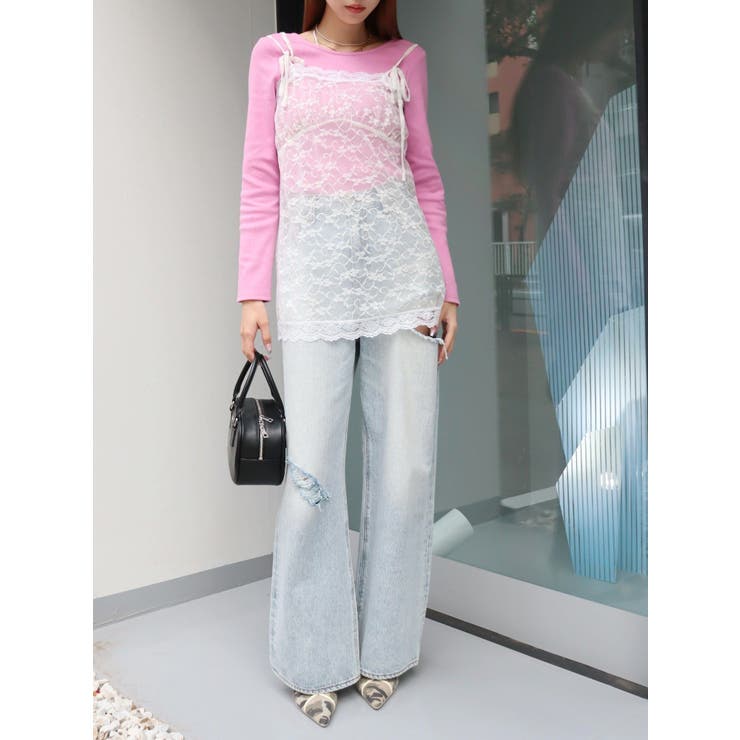 リボンキャミレースチュニック | EVRIS | 詳細画像26 