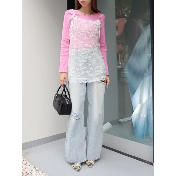 リボンキャミレースチュニック | EVRIS | 詳細画像27 