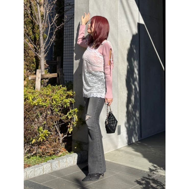 リボンキャミレースチュニック | EVRIS | 詳細画像30 