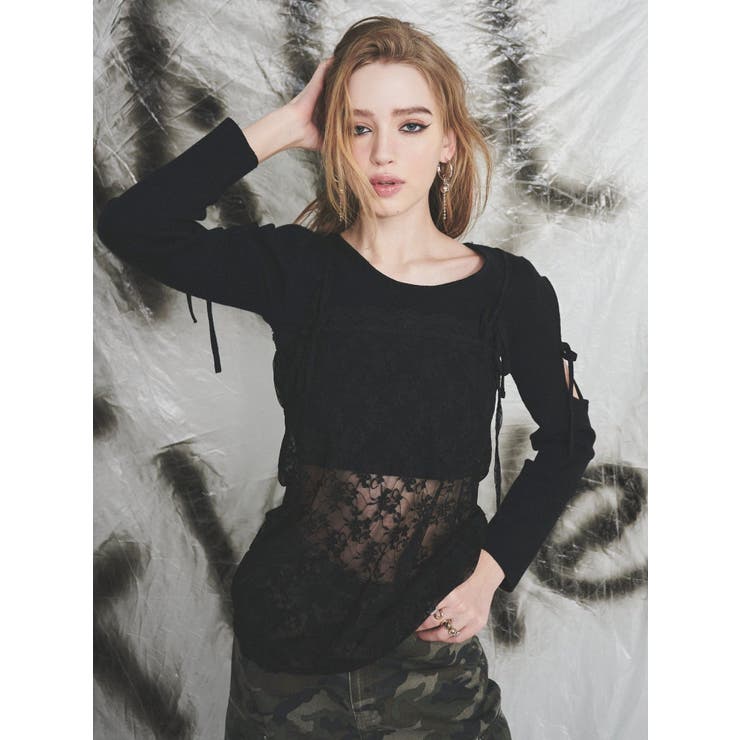 リボンキャミレースチュニック | EVRIS | 詳細画像45 