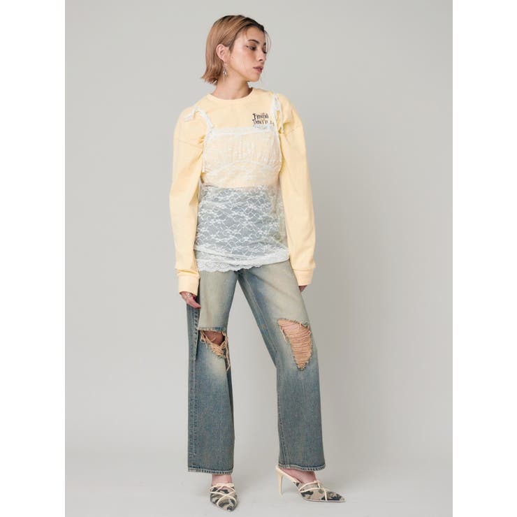 リボンキャミレースチュニック | EVRIS | 詳細画像7 