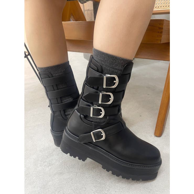 バックルモチーフショートブーツ | EVRIS | 詳細画像13 