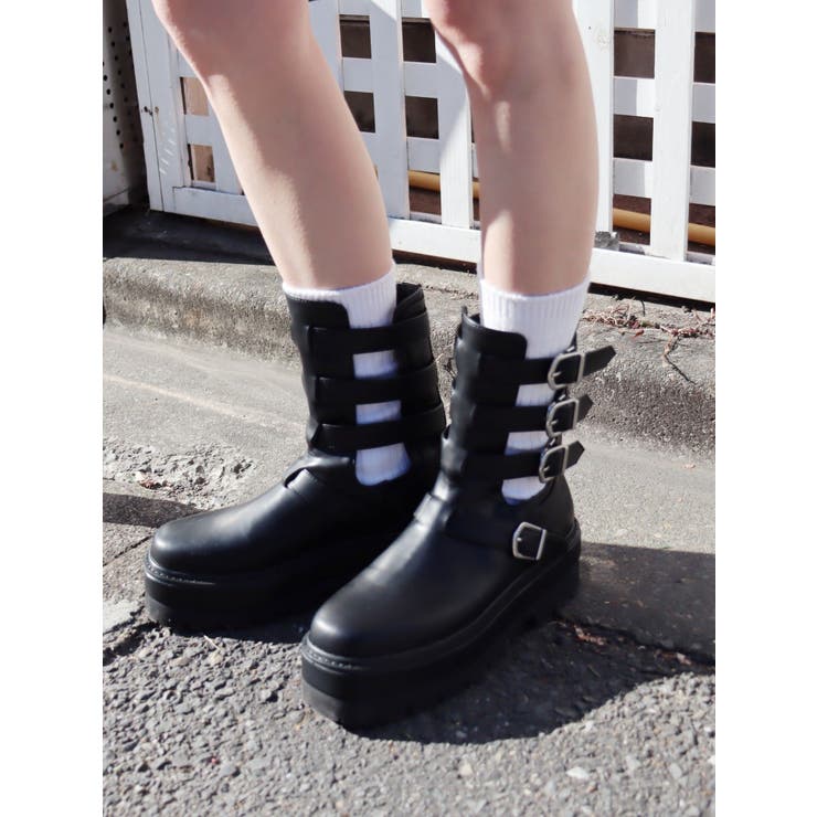 バックルモチーフショートブーツ | EVRIS | 詳細画像8 