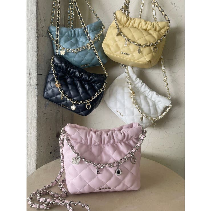 キルティングモチーフチェーンBAG[品番：MKSW0061734]｜EVRIS