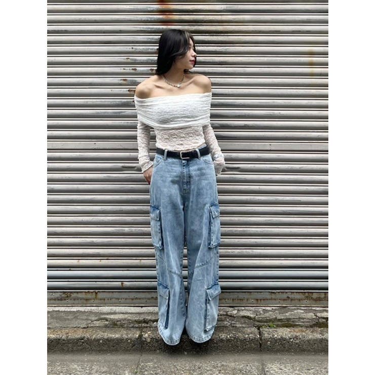 ボリュームカーゴデニムパンツ【セットアップ着用可能】 | EVRIS | 詳細画像16 