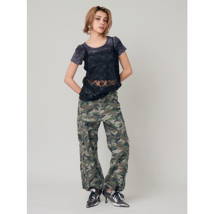 ボリュームカーゴデニムパンツ【セットアップ着用可能】 | EVRIS | 詳細画像22 