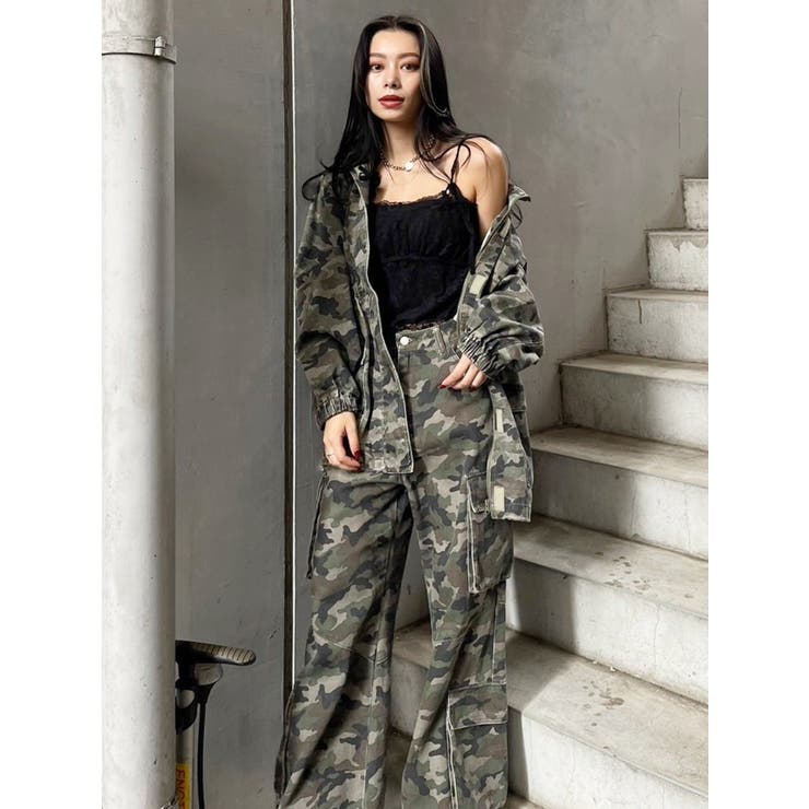 ボリュームカーゴデニムパンツ【セットアップ着用可能】 | EVRIS | 詳細画像27 