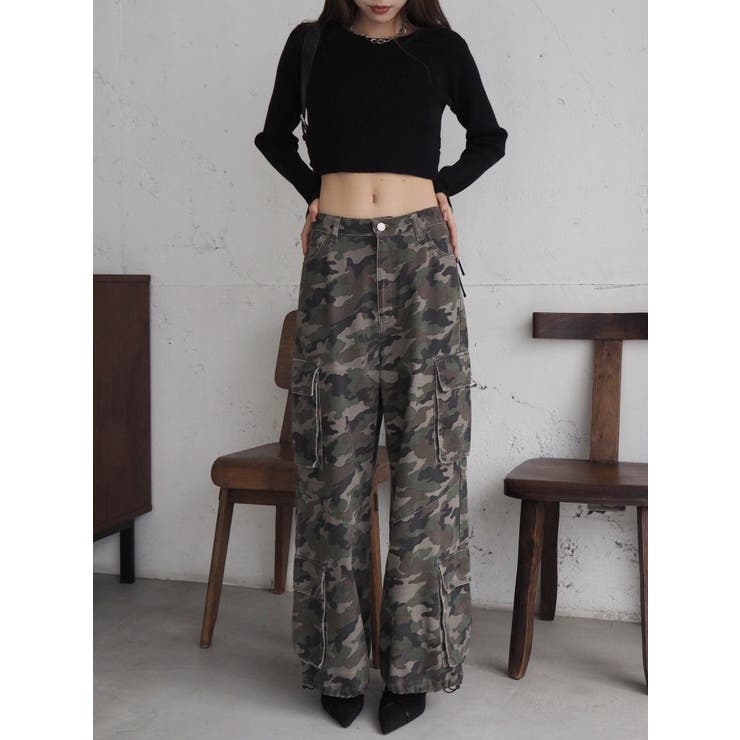 ボリュームカーゴデニムパンツ【セットアップ着用可能】 | EVRIS | 詳細画像29 