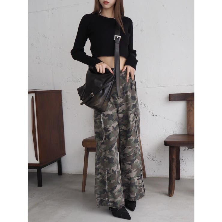 ボリュームカーゴデニムパンツ【セットアップ着用可能】 | EVRIS | 詳細画像30 