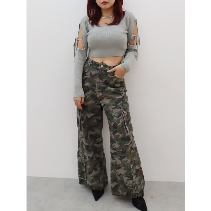 ボリュームカーゴデニムパンツ【セットアップ着用可能】 | EVRIS | 詳細画像31 