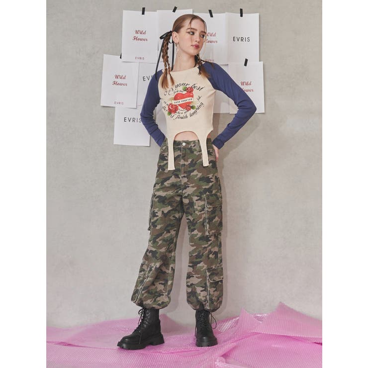 ボリュームカーゴデニムパンツ【セットアップ着用可能】 | EVRIS | 詳細画像33 