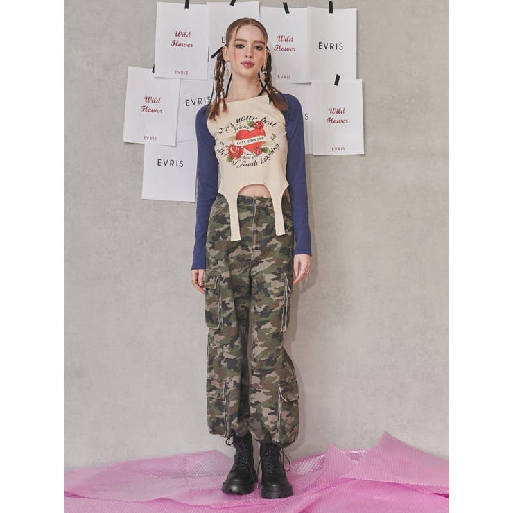 ボリュームカーゴデニムパンツ【セットアップ着用可能】 | EVRIS | 詳細画像34 