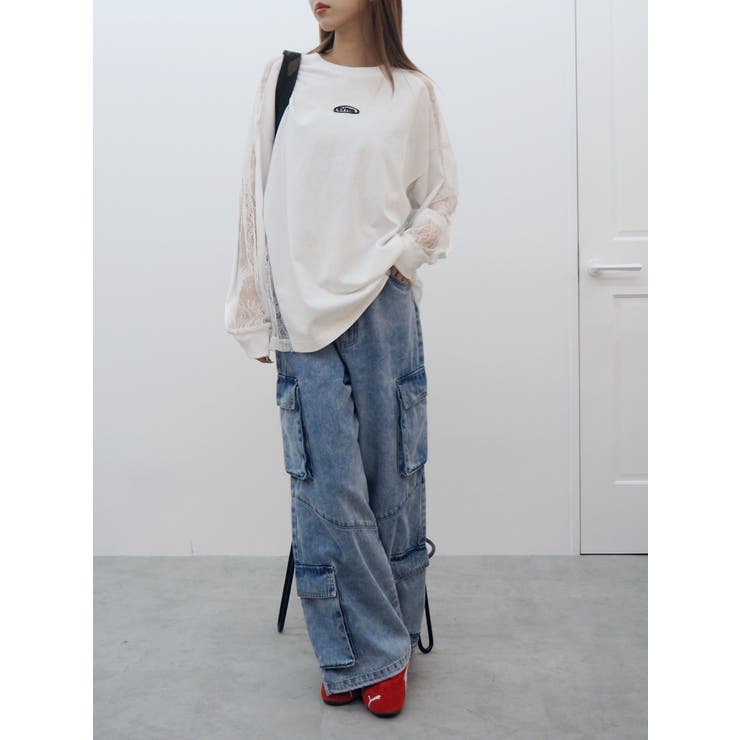 ボリュームカーゴデニムパンツ【セットアップ着用可能】 | EVRIS | 詳細画像5 