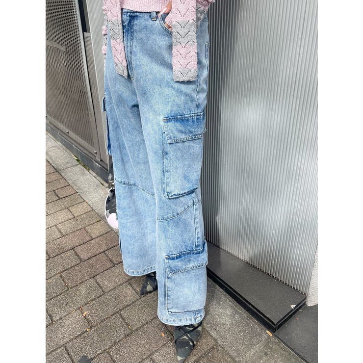 ボリュームカーゴデニムパンツ【セットアップ着用可能】 | EVRIS | 詳細画像6 