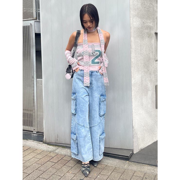 ボリュームカーゴデニムパンツ【セットアップ着用可能】 | EVRIS | 詳細画像8 