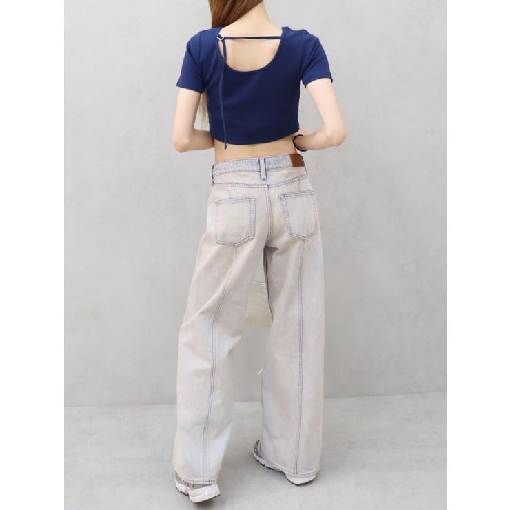 ワンポイントバックストラップTシャツ | EVRIS | 詳細画像31 