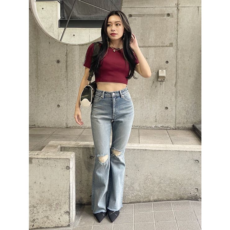 ワンポイントバックストラップTシャツ | EVRIS | 詳細画像36 