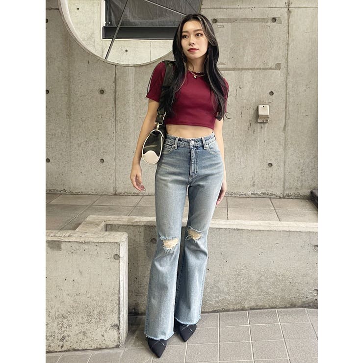 ワンポイントバックストラップTシャツ | EVRIS | 詳細画像37 