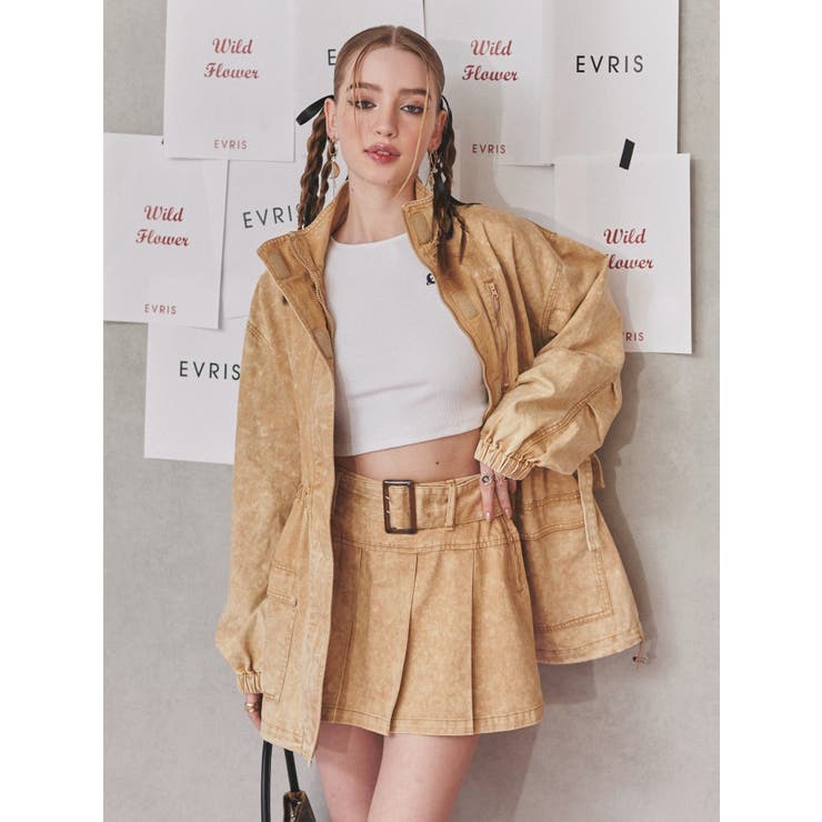 ワンポイントバックストラップTシャツ | EVRIS | 詳細画像44 