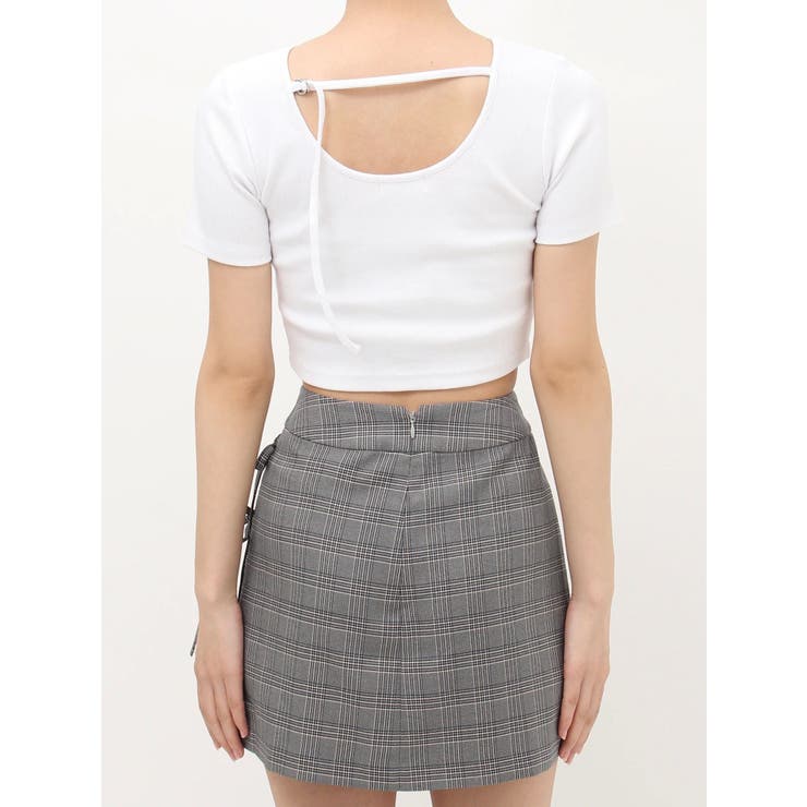 ワンポイントバックストラップTシャツ | EVRIS | 詳細画像48 