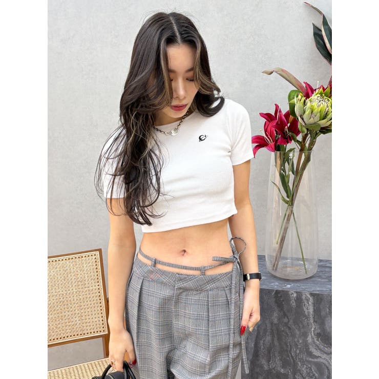 ワンポイントバックストラップTシャツ | EVRIS | 詳細画像8 