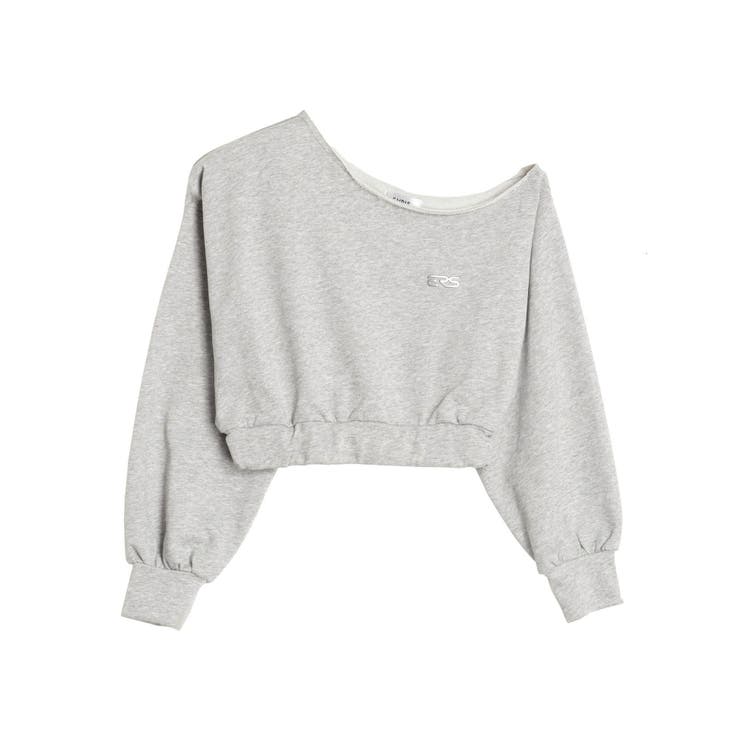 ワンショルダースウェットトップス【セットアップ着用可能】 | EVRIS | 詳細画像48 