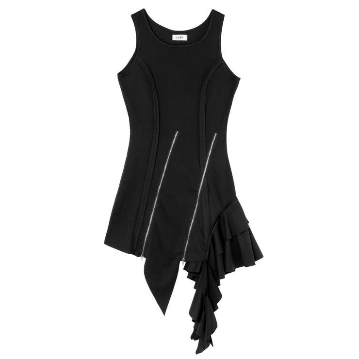 アシンメトリージップタンクワンピース | EVRIS | 詳細画像38 