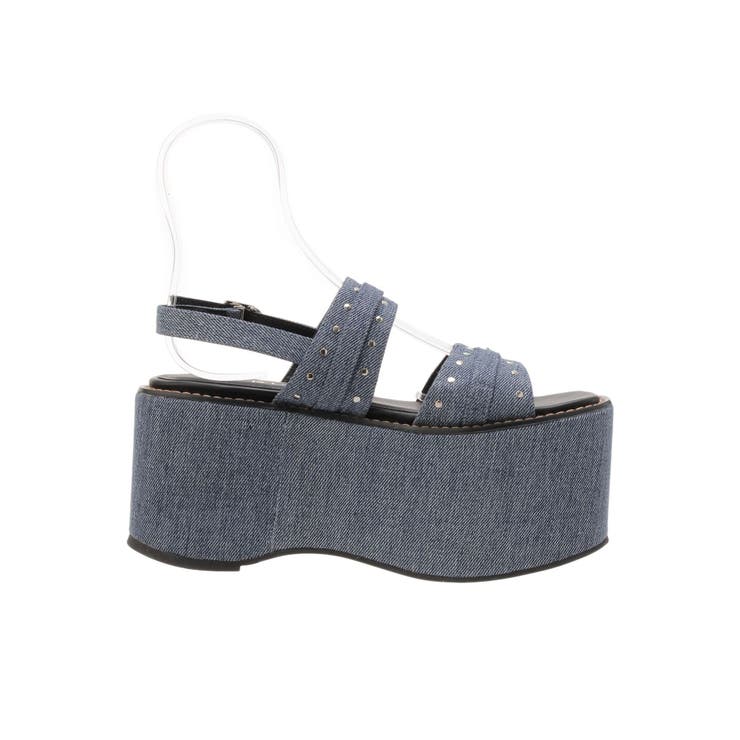 厚底スタッズモチーフプラットフォームサンダル | EVRIS | 詳細画像26 