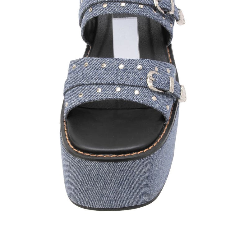 厚底スタッズモチーフプラットフォームサンダル | EVRIS | 詳細画像28 