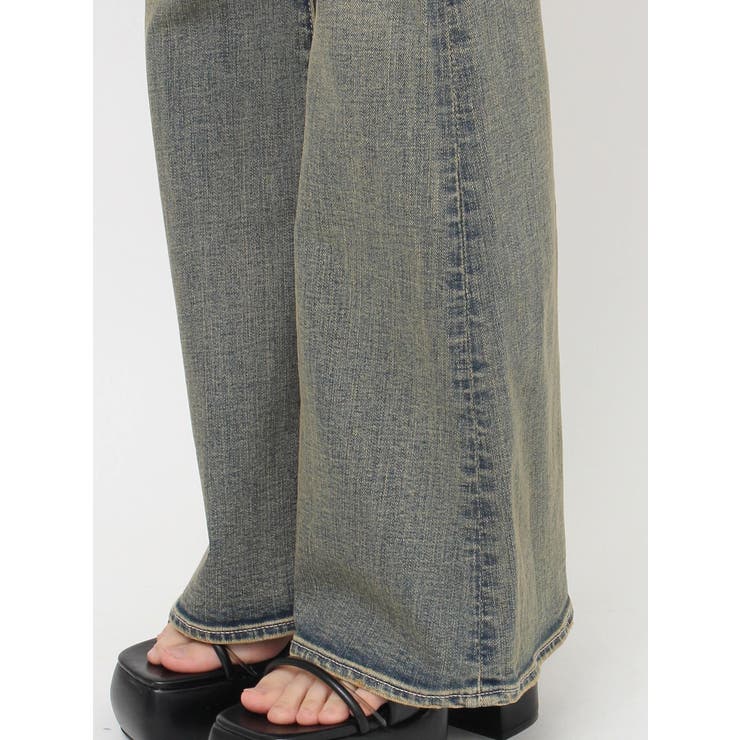 Embroideryフレアデニムパンツ | EVRIS | 詳細画像33 