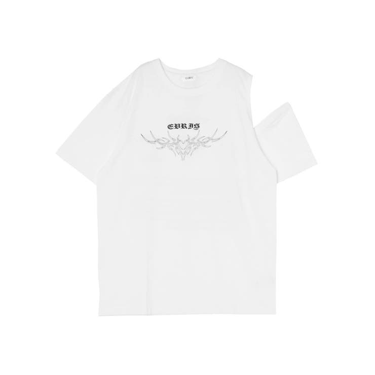 ショルダーカッティングBIGTシャツ | EVRIS | 詳細画像45 