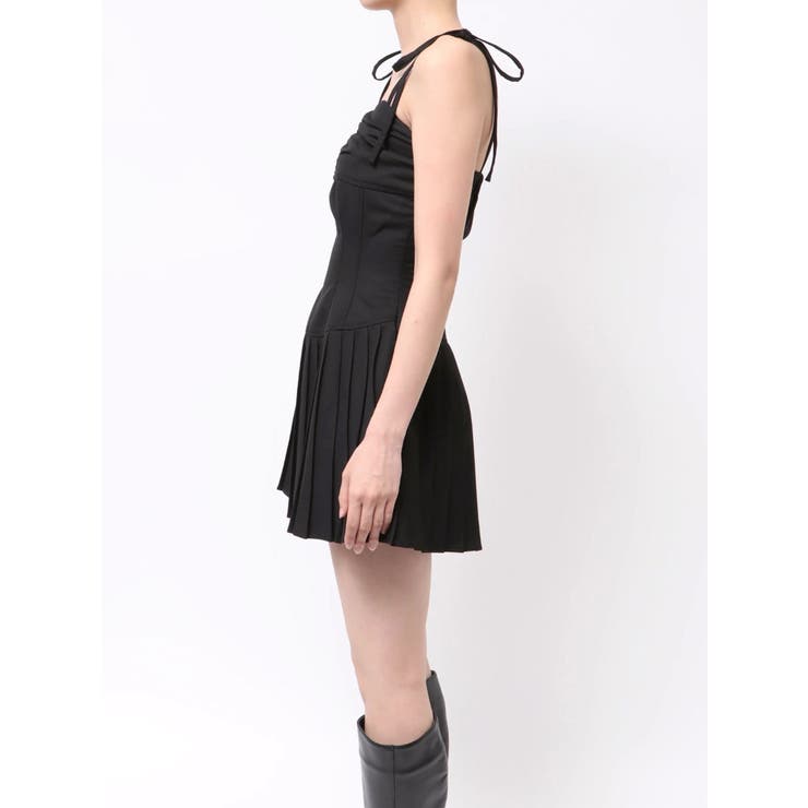 ショルダーリボンプリーツミニワンピース | EVRIS | 詳細画像32 