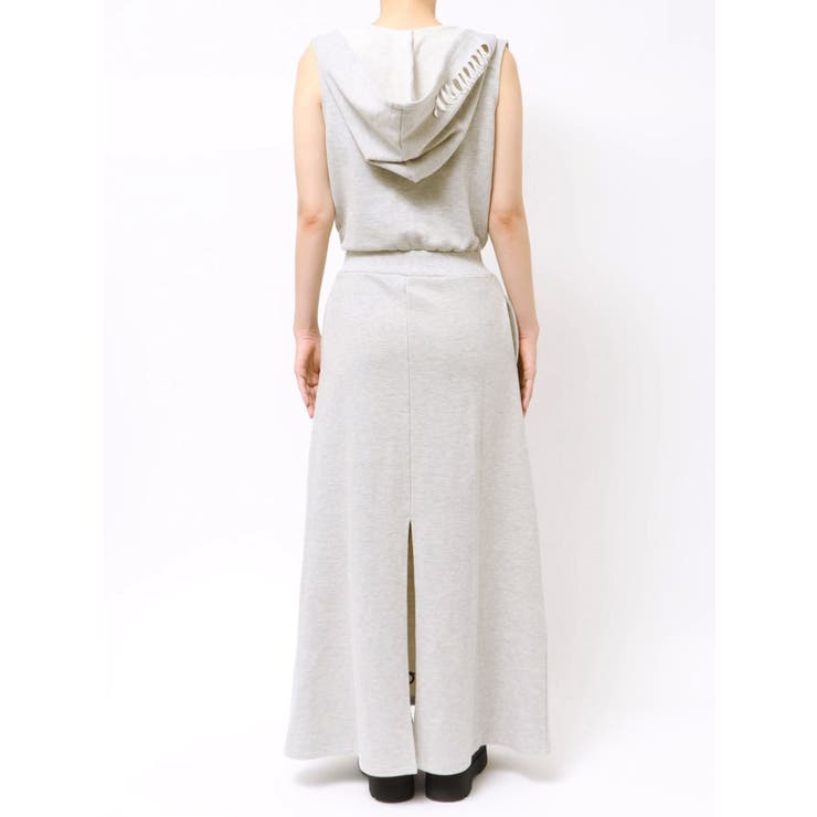 ビスチェセットフーディロングワンピース リブ素材 | EVRIS | 詳細画像32 