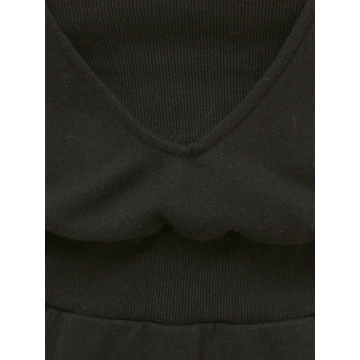 ビスチェセットフーディロングワンピース リブ素材 | EVRIS | 詳細画像40 