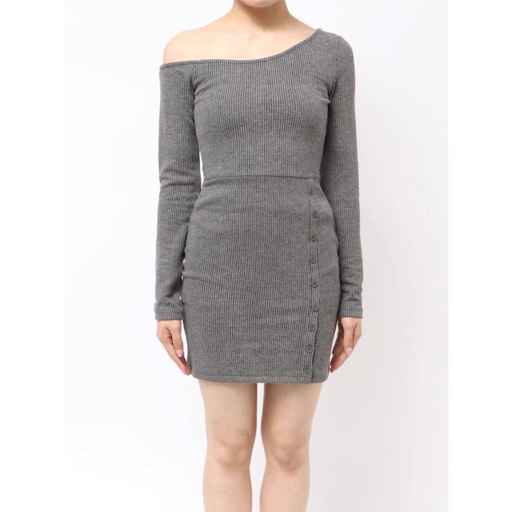 アウトワンショルダーミニワンピース | EVRIS | 詳細画像25 