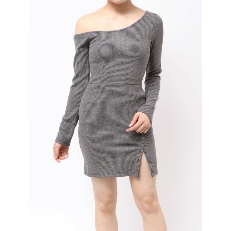 アウトワンショルダーミニワンピース | EVRIS | 詳細画像33 