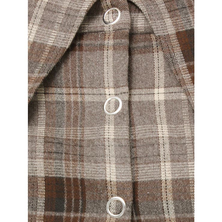 チェックオフショルブラウス | EVRIS | 詳細画像42 