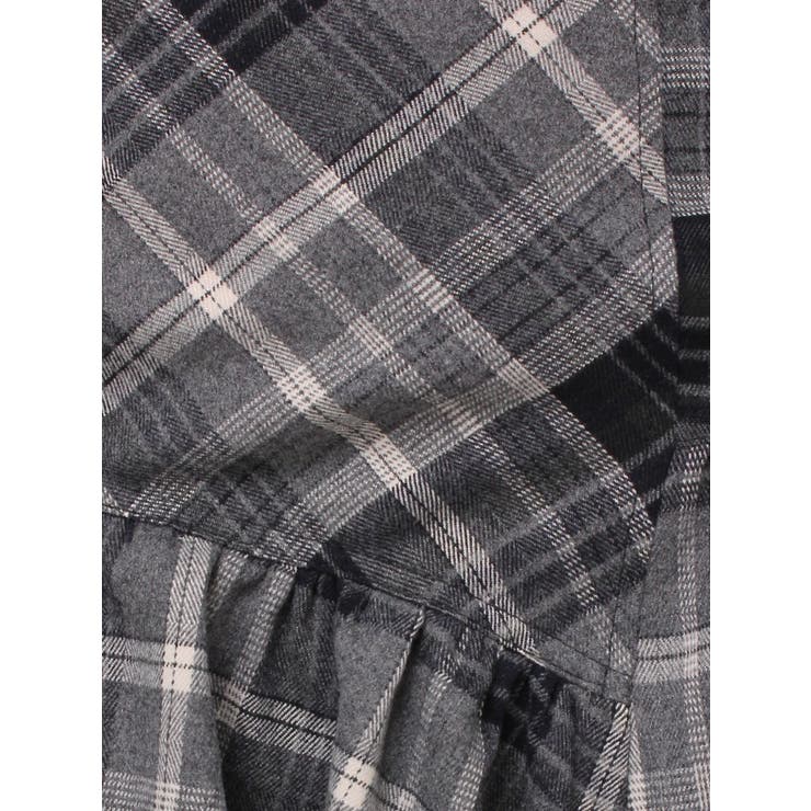 アシンメトリーランダムチェックミニスカート | EVRIS | 詳細画像44 