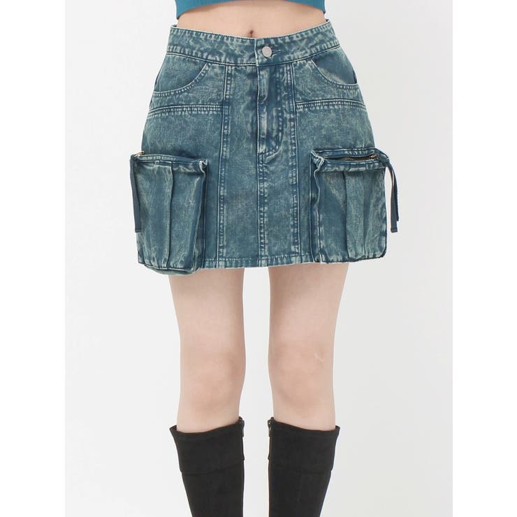 ヴィンテージライクカーゴミニスカート | EVRIS | 詳細画像31 