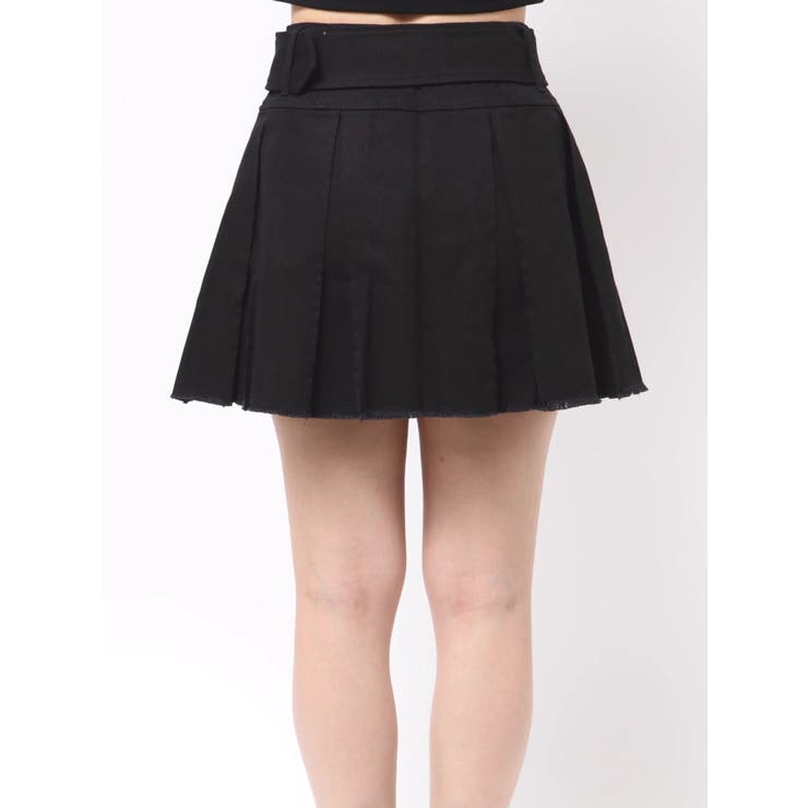 プリーツワイドベルトミニスカート | EVRIS | 詳細画像39 