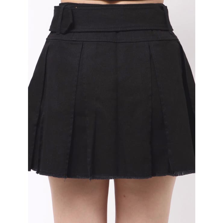 プリーツワイドベルトミニスカート | EVRIS | 詳細画像40 