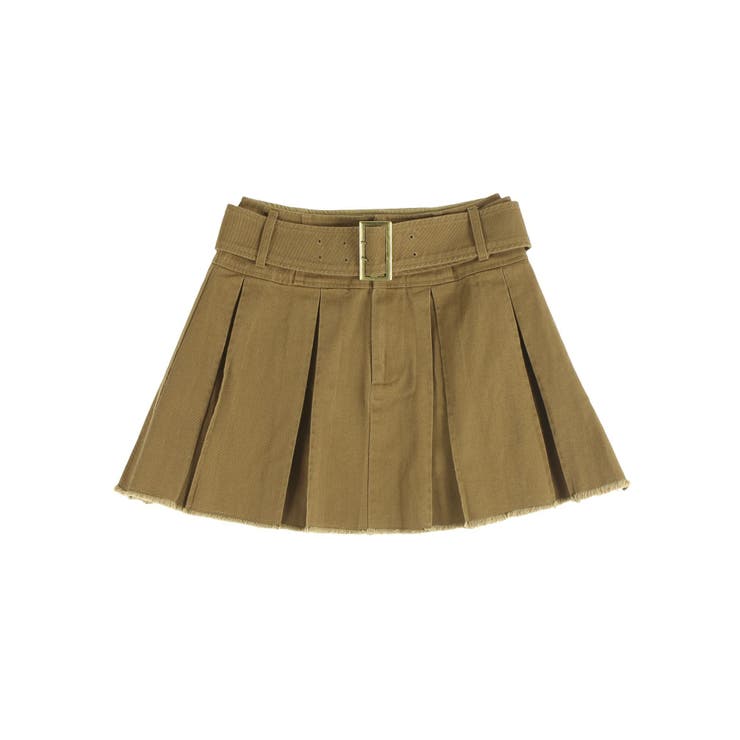 プリーツワイドベルトミニスカート | EVRIS | 詳細画像48 